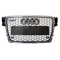 Audi A4 2008-2012 Rs4 Panjur Siyah-Krom