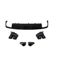 Audi Q5 2018+ Rs Difüzör & Siyah Egzoz Seti