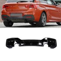 Bmw 1 Serisi F20 2015-2018 LCI MT Tampon İçin Çift Çıkış Difüzör (Tekli Çıkış)