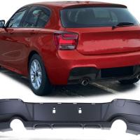 Bmw 1 Serisi F20 2011-2015 MT Tampon İçin Çift Çıkış Difüzör (Tekli Çıkış)