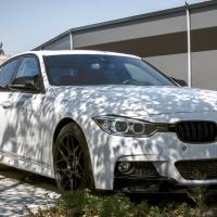 Bmw 3 Serisi F30 2012-2018 İçin Uyumlu M Sport Ön Lip - Pıano Black (3 PARÇA)