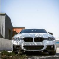 Bmw 3 Serisi F30 2012-2018 İçin Uyumlu M Sport Ön Lip - Pıano Black (3 PARÇA)