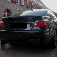 Bmw 5 Serisi E60 2005-2010 İçin Uyumlu M5 Görünüm Bagaj Spoiler-Parlak Siyah