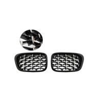 Bmw 3 Serisi 2002-2004 E46 Diamond Panjur (Böbrek) Piano Black Çerçeve