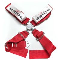 Bride 4 Noktalı Emniyet Kemeri Kırmızı