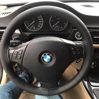 Dikmeli Direksiyon Kılıfı Düz Siyah