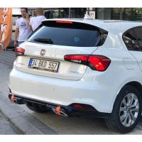 Fiat Egea 2015 HB Difüzör Sport +Egzos Ucu (Krom) P Black Set