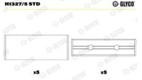 Master 3-III Ana Yatak STD (Takım) 2.3 Dci M9T (2010-2020) GLY-H1327/5-Glayco