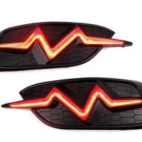 Honda Civic Fc5 2016-2020 Ritim Dizayn Arka Sis Ledi Kırmızı