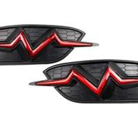 Honda Civic Fc5 2016-2020 Ritim Dizayn Arka Sis Ledi Kırmızı