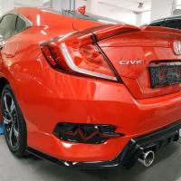 Honda Civic Fc5 2016-2020 Ritim Dizayn Arka Sis Ledi Kırmızı