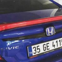 Honda Civic Fc5 2016-2020 Bagaj Arma Çıtası Piano Black