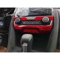 Honda Civic Fc5 2016-2020 Klima Panel Kaplama - Kırmızı