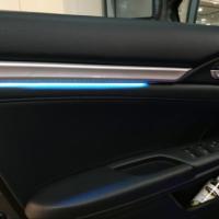 Honda Civic Fc5 Fk7 2016-2020 İçin Uyumlu Işıklı İç Kapı Çıtası 4 Parça Mavi