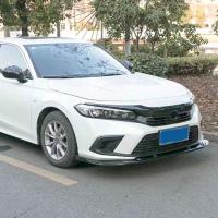 Honda Civic 2022 Ön Lip Piano Black Parlak Siyah 3 Parça