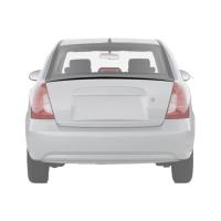 Hyundai Accent Era 2006-2013 Piano Black Spoiler