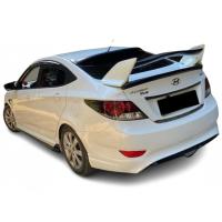 Hyundai Accent Blue 2011 - 19 Custom Arka Ek Plastik Boyasız