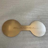 Hyundai Elantra 2016-2019 Bardaklık İç Kaplama Silver