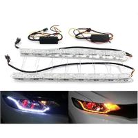 Kristal Gündüz Ledi Kayar Sinyalli (Beyaz/Turuncu)