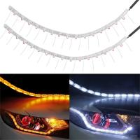 Kristal Gündüz Ledi Kayar Sinyalli (Beyaz/Turuncu)