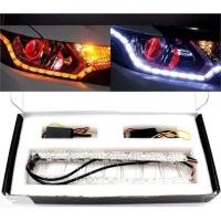 Kristal Gündüz Ledi Kayar Sinyalli (Beyaz/Turuncu)