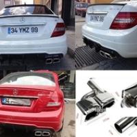 Mercedes Amg W204 Kare Egzoz Ucu