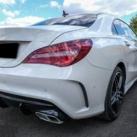 Mercedes W117 Cla İçin Uyumlu Cla45 Görünüm Difüzör & Egzoz Seti 16-19 Siyah Egzoz İle