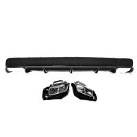 Mercedes W117 Cla Serisi Amg Cla45 2012 - 2015 Difüzör Plastik Boyasız