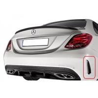 Mercedes W205 C Serisi Amg C63 2014 - 2021 Arka Tampon Kaşları (2 Parça) Plastik Boyasız