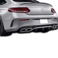 Mercedes W205 C Serisi Sedan Amg C63 2014 - 2018 Difüzör Plastik Boyasız