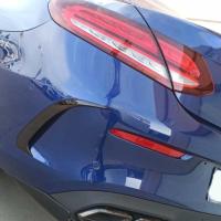 Mercedes W205 2015-2020 Coupe Arka Tampon Bıçakları (Piano Black)