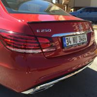 Mercedes W207 Coupe Ön Tampon Kaşları 2 Parça Boyalı