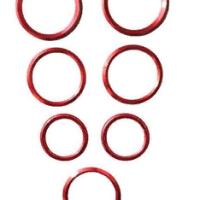 Mercedes W177 2019+ A Serisi Klima Halkası Kırmızı