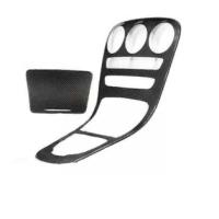 Mercedes W205 Orta Konsol Kaplama - Karbon