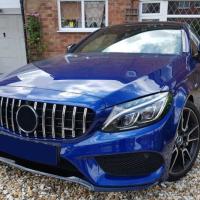 Mercedes W205 C Serisi 2019+ Panjur Gtr Gri/Krom