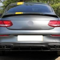 Mercedes W205 C63 Coupe Edition 1 Difüzör & Egzoz Seti Piano Black (AMG)