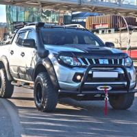 Mitsubishi L200 2007+ Off Road Ön Tampon Koruma Demiri Siyah Face Off AQM4WD