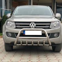 Mitsubishi L200 2007+ Off Road Krom Karterli Ön Koruma Ön Tampon Koruma Demiri Informplus AQM4WD PWT02