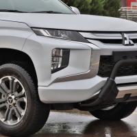 Mitsubishi L200 2007+ Off Road Poliüretan Ön Koruma Ön Tampon Koruma Demiri Siyah Amazonplus AQM4WD