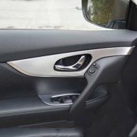 Nissan X-Trail 2014-2017 Kapı Kolçak Kaplaması Silver
