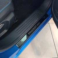 Peugeot 2008 Kapı Eşik Nikelajı - Titanyum Siyah