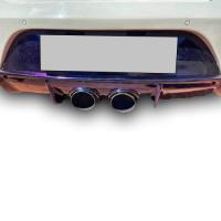 Seat Leon MK2 Cupra Ortadan Çift Çıkışlı Difüzör (Plastik)