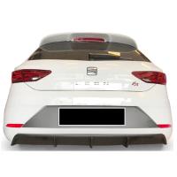 Seat Leon Mk3.5 2017 - Difüzör Custom Çıkışsız P Black