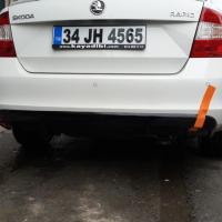 Skoda Rapid 2014 Arka Difüzör Boyasız