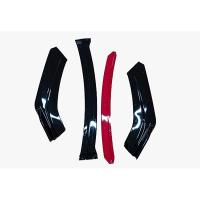 Üniversal 4 Parça Flaplı Ön Lip Piano Black ABS / (FC5 - KIRMIZI)