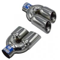 Universal Krom Egzoz Ucu Çiftli S Model Sol Çıkış 76×100 800-004L