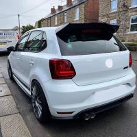 Volkswagen Polo 2010-2017 İçin Batman Spoiler Parlak Siyah