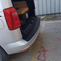 Volkswagen Caddy 2010 - 2015 Arka Tampon Eşiği