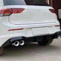 Volkswagen Golf 8 R Difüzör (Piano Black) - 4 Egzoz (Life,Style,İmpression Paket İçin)