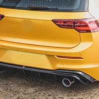 Volkswagen Golf 8 Gti Difüzör (Piano Black) - Çift Egzoz (Life,Style,İmpression Paket İçin)